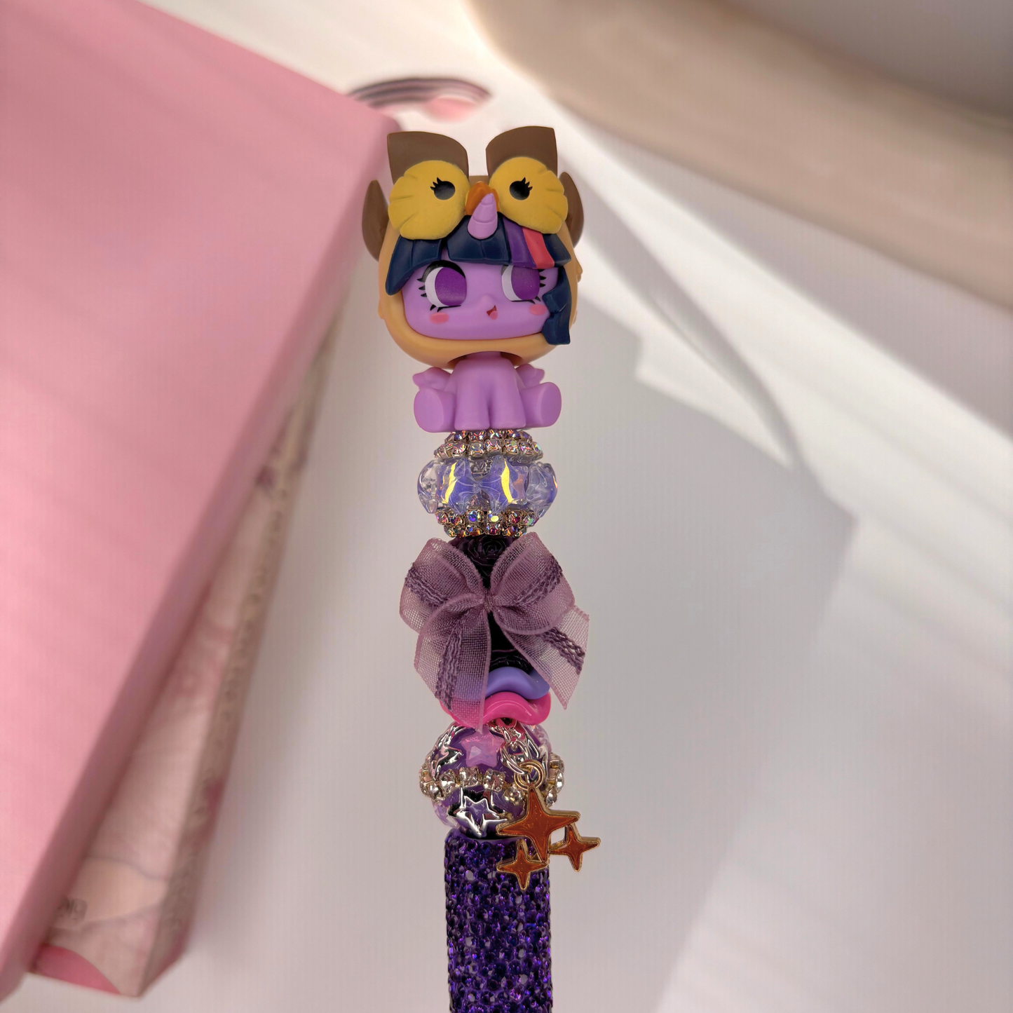 Starry Unicorn Beaded Pen