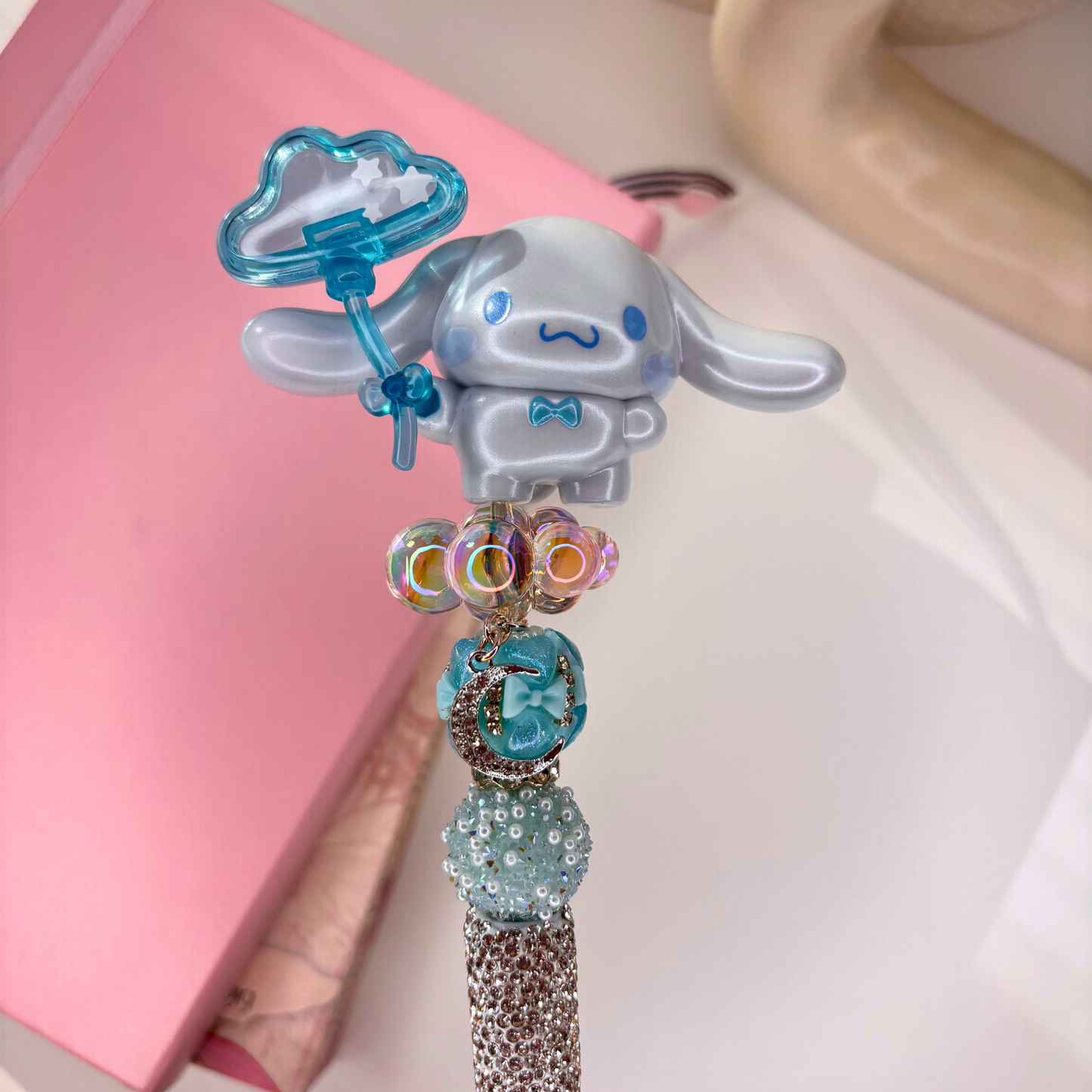 Cloud Puppy Beaded Pen